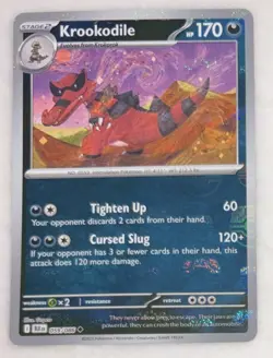 Pokemon Krookodile Masterball Reverse Holo 059/086 Black Bolt TCG NM - Image 1