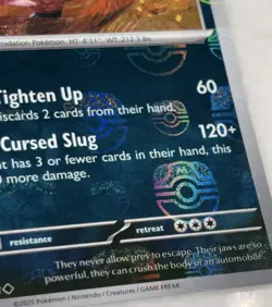 Pokemon Krookodile Masterball Reverse Holo 059/086 Black Bolt TCG NM - Image 3