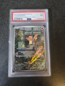 Obsidian Flames Charmander Pokemon Center ETB Promo SVP #044 PSA 9 MINT - Image 1