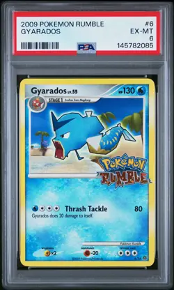2009 POKEMON RUMBLE #6 GYARADOS PSA 6 - Image 1