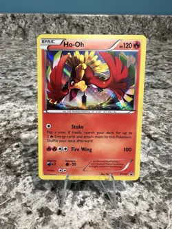 Pokemon TCG Ho-Oh Black Star Promo XY153 Holo Rare - Image 1