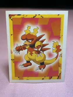Magmar 126 Series 1 Merlin Nintendo Pokemon Sticker - Image 1
