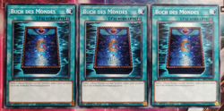 3x Buch des Mondes SBC1-DEI28 Common 1.Auflage DEUTSCH PLAYSET NM Yu-Gi-Oh! - Image 1