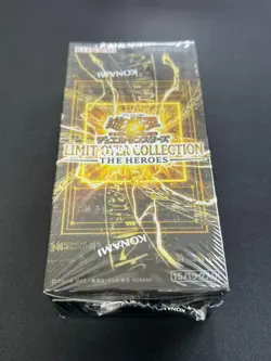 [Sealed] THE HEROES Booster Box Yu-Gi-Oh! Over Collection Japanese w/shrink - Image 2