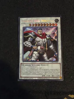 Commander Souza, Swordmaster - L26D-ENX42 - Secret Rare YuGiOh - Image 1