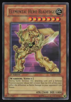 Elemental HERO Bladedge - YSD-EN019 - Ultra Rare - 1st Edition Yugioh - LP - Image 1
