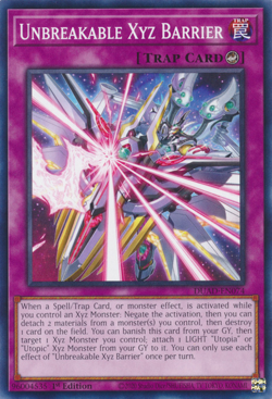 Unbreakable Xyz Barrier DUAD-EN074 1st ED Yu-Gi-Oh! - Image 1