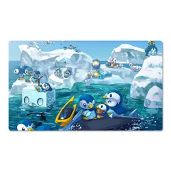 Piplup Board Game Pokemon Table Playmat TCG CCG Trading Card Game Mat Mousepad - Image 1