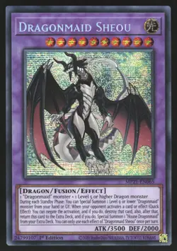 Dragonmaid Sheou - MP21-EN065 - Prismatic Secret Rare - 1st Edition Yugioh - Image 1