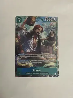 Shanks Rare (R) OP14-027 The Azure Sea's Seven Alternative Art English Foil - Image 1