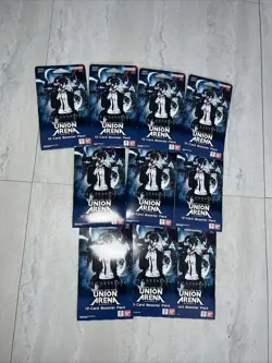 Union Arena Solo Leveling Sleeved Booster Pack English Lot of 10 Sleeved Booster - Image 1