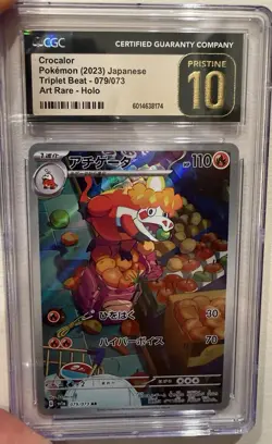5-card Pokemon Slab Lot - Hippowdon, Shelton, Torchic, Crocalor, Typhlosion - Image 5