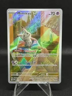 Sealed Pokemon Mimikyu 75 SV Scarlet & Violet Promo Card Holo Rare - Image 1