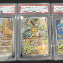 Lot Of 3 PSA 9 Graded Pokemon Cards - Image 3