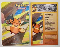 Pokemon Pawni Art Card + Sticker from Paldea Evolved Mini Tin - Image 1