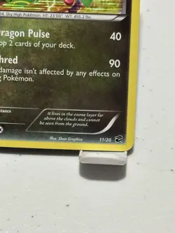 Rayquaza 11/20 Holo Rare Pokemon Card Dragon Vault NM - Image 3