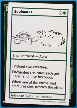 Soulmates (Playtest Card A - With PW Symbol) MINT MTG CARD (502544) ABUGames - Image 1