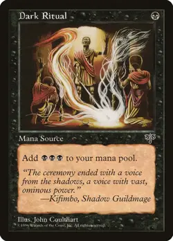 Dark Ritual x1 MP - Mirage - Magic the Gathering MtG - Image 1