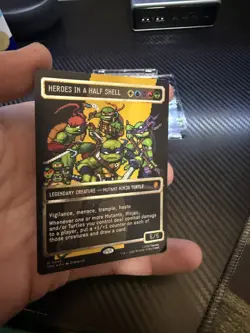 Heroes in a Half Shell (0096) (Borderless) (Surge Foil) Commander: Teenage... - Image 3