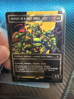Heroes in a Half Shell (0096) (Borderless) (Surge Foil) Commander: Teenage... - Image 5