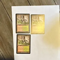 Magic: The Gathering Wooded Foothills Land x3 English Onslaught - Image 1