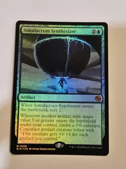 Simulacrum Synthesizer Outlaws of Thunder Junction: the Big Score Foil - Image 1