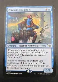 Forensic Gadgeteer Murders at Karlov Manor MTG Regular Lightly Played - Image 1