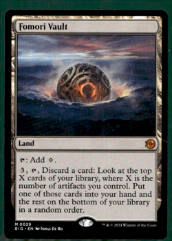 FOMORI VAULT OUTLAWS OF THUNDER JUNCTION: THE BIG SCORE MYTHIC LAND MTG 29 - Image 1