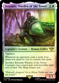 Boromir, Warden of the Tower Foil The Lord of the Rings NM MTG - Image 1