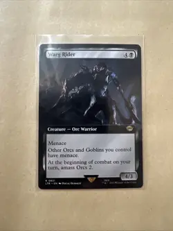 MTG Warg Rider LTR 0841 R NM Regular Extended Art - Image 1