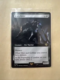 MTG Warg Rider LTR 0841 R NM Regular Extended Art - Image 2