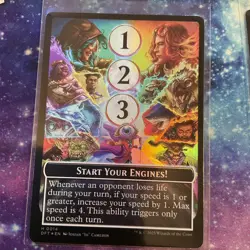 Start Your Engines! // Max Speed Token C Foil #14 | DFT Aetherdrift | MTG - Image 1