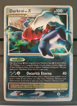 Pokemon Darkrai LV.X Holo Rara Carta TCG 104/106 Grandi Incontri Serie - Image 1