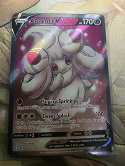 2021 Pokemon Shining Fates 064/072 Full Art Ultra Rare - Alcremie V - Image 1