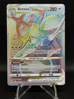 Arceus VSTAR #176/172 Secret Rare Pokemon TCG Swsh09: Brilliant Stars - Image 1