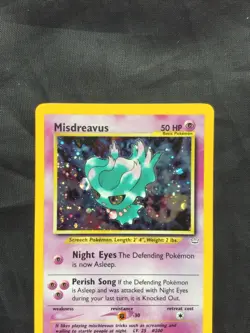 Pokemon Cards: Neo Revelation Rare Holo: Misdreavus 11/64 - Image 2