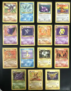 Pokemon Fossil 15 Card Lot NON HOLO rare cards - Image 1