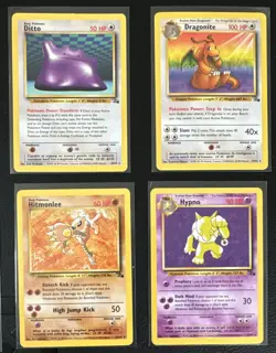 Pokemon Fossil 15 Card Lot NON HOLO rare cards - Image 3