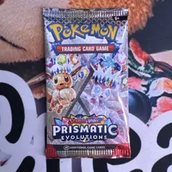 Pokemon TCG: Prismatic Evolutions Booster Pack - Varying Pack Art - Factory Seal - Image 1