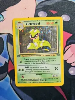 Pokemon TCG Victreebel 14/64 1st Edition Jungle Holo MP - Image 1