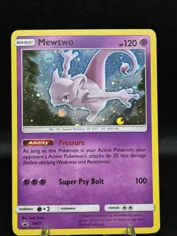Pokemon TCG Mewtwo SM77 SM Black Star Promo NM - Image 1
