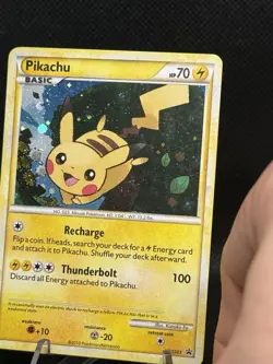 Pokemon Pikachu HGSS03 Black Star Promo 2010 Holo - Image 3