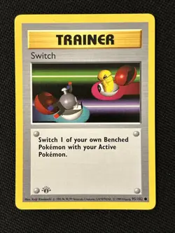 Pokemon Switch 95/102 Base Set (Shadowless) (Never Played) *Near Mint* - Image 1