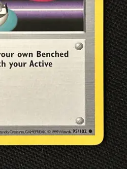 Pokemon Switch 95/102 Base Set (Shadowless) (Never Played) *Near Mint* - Image 5