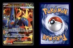 MEGA HERACROSS EX 108/094 ULTRA RARE PHANTASMAL FLAMES POKEMON HOLO NM/M - Image 3