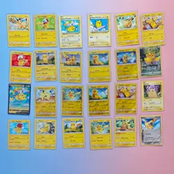PIKACHU POKEMON TCG ENGLISH COLLECTION OF 24 CARDS 2010-2024 - Image 1