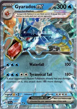 2023 Scarlet & Violet Gyarados ex Stage 1/Double Rare #45 - Image 1