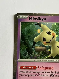 Mimikyu 37 / 91 Pokemon Trick or Trade 2024 Near Mint Cosmos Holo Rare - Image 5