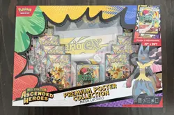 Pokemon Mega Evolution Ascended Heroes Premium Poster Collection Mega Lucario - Image 1