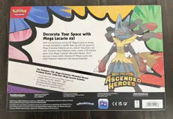 Pokemon Mega Evolution Ascended Heroes Premium Poster Collection Mega Lucario - Image 2